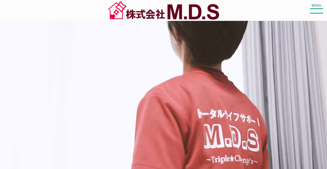 株式会社M.D.Sの公式サイトスクリーンショット