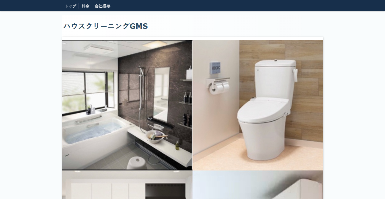 GMSの公式サイトスクリーンショット