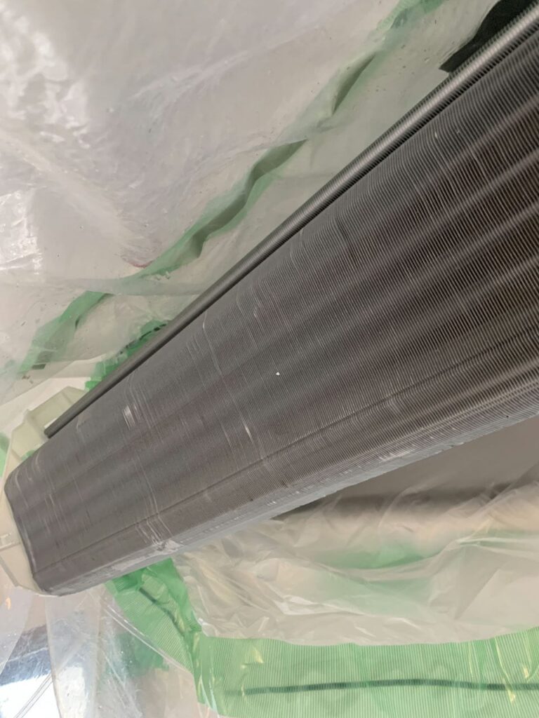 綺麗になった日立のエアコンの熱交換器