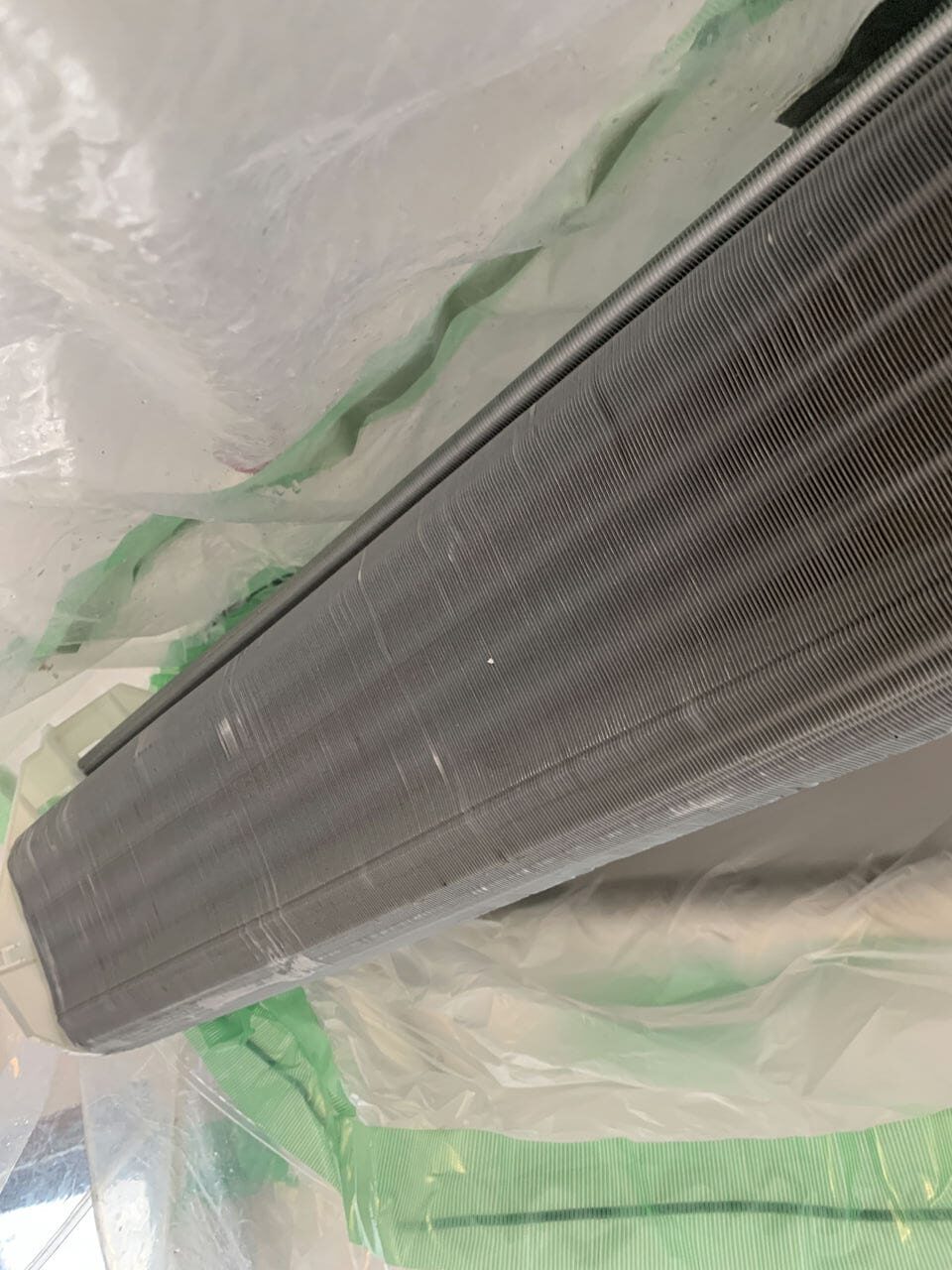綺麗になった日立のエアコンの熱交換器