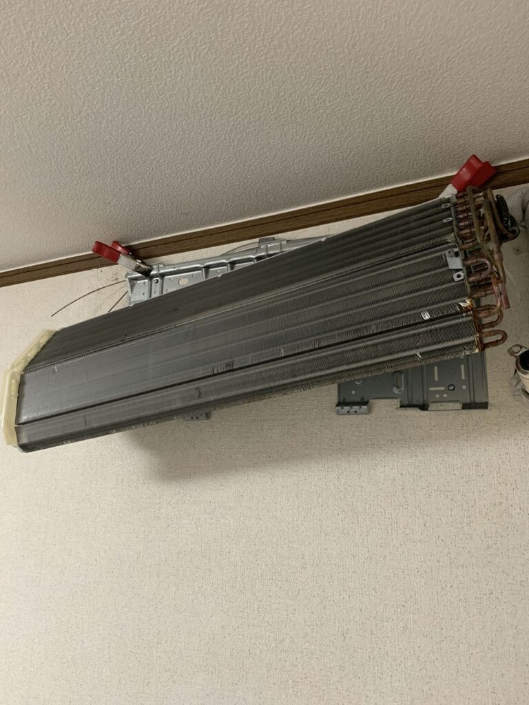 綺麗になったダイキンのエアコンの熱交換器