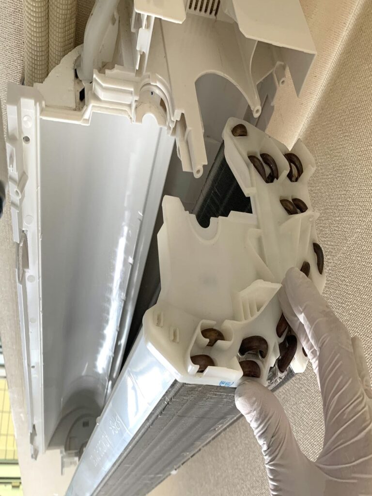 綺麗になったパナソニックのエアコンの熱交換器