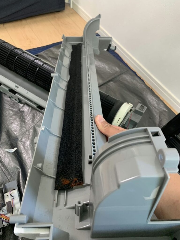 綺麗になったダイキンのエアコンのドレンパン