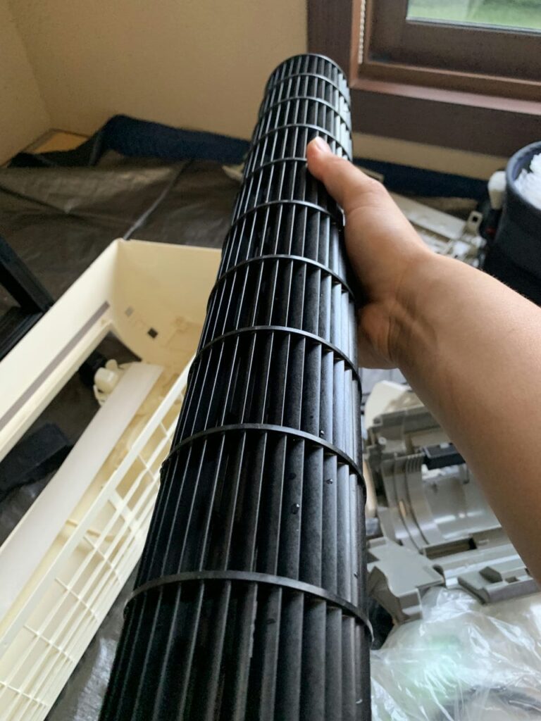綺麗になったダイキンのエアコンの送風ファン