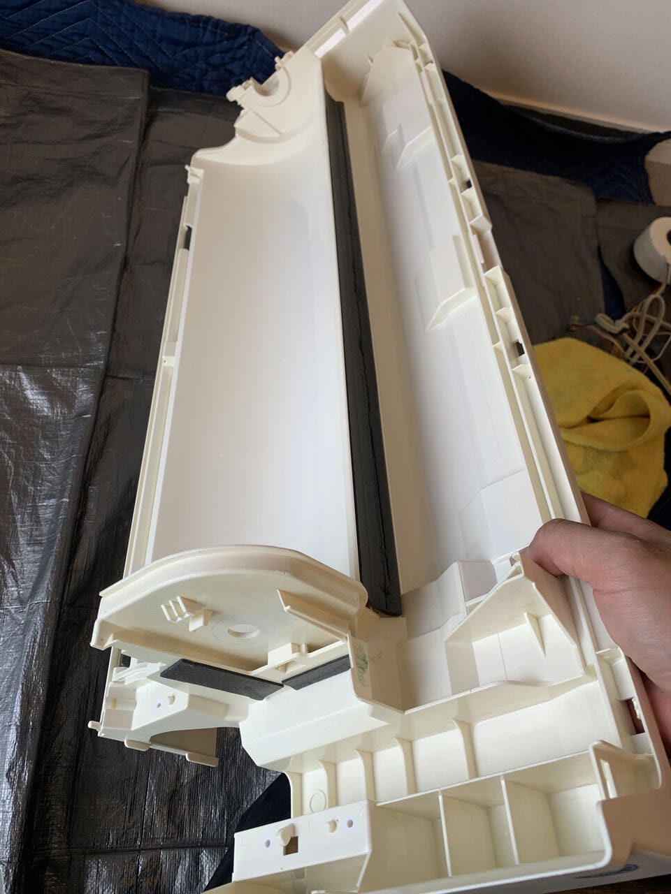 綺麗になった三菱電機のエアコンのドレンパン