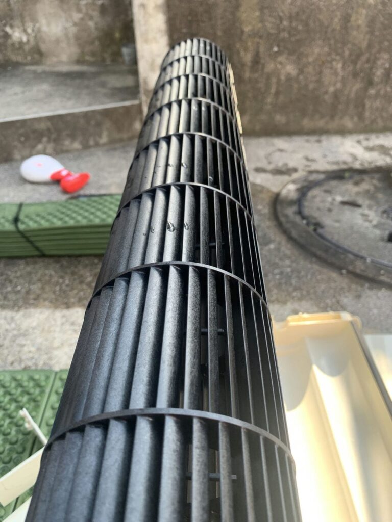 綺麗になった三菱電機のエアコンの送風ファン