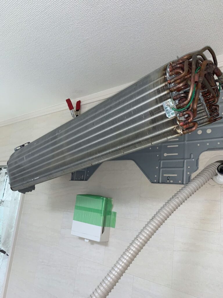 綺麗になったパナソニックのエアコンの熱交換器
