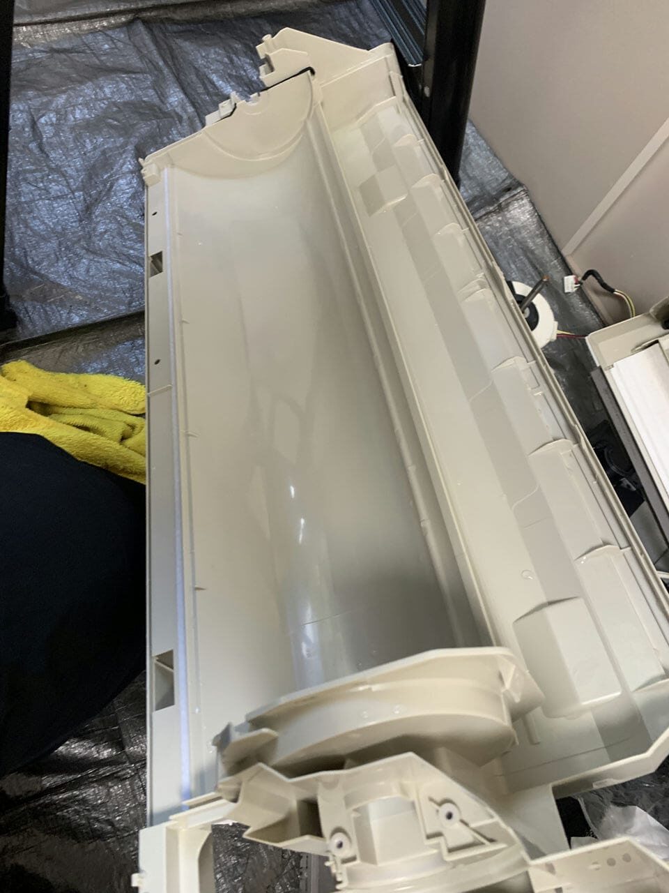 綺麗になったパナソニックのエアコンのドレンパン