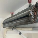 型番F63UTCXP-Wのダイキンのエアコンの熱交換器