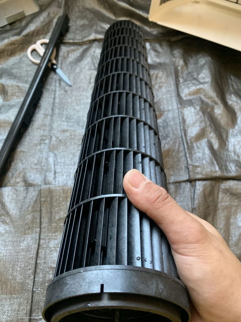 綺麗になったダイキンのエアコンの送風ファン
