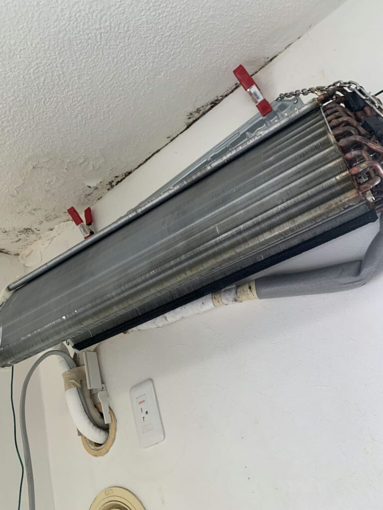 綺麗になった日立のエアコンの熱交換器
