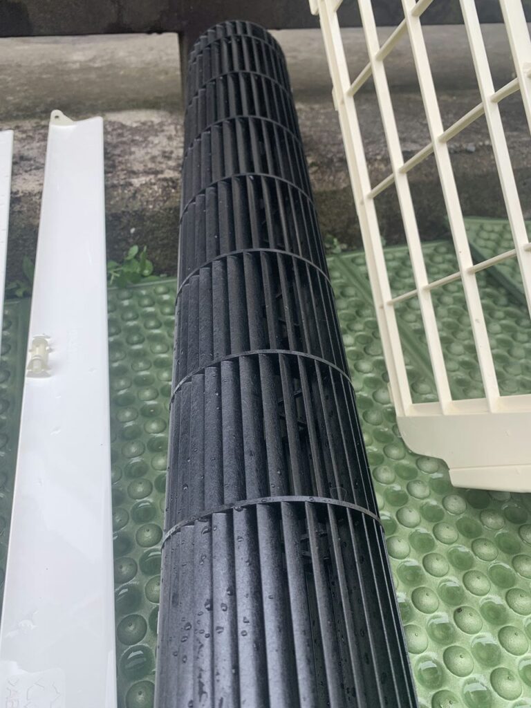 綺麗になった三菱電機のエアコンの送風ファン