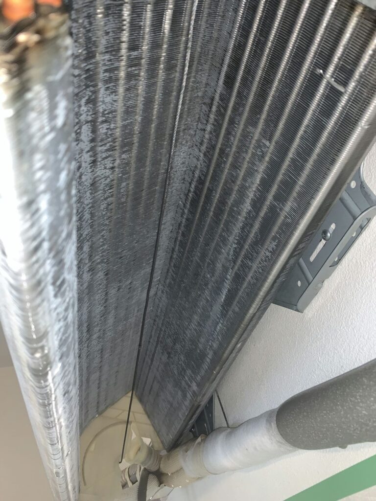 綺麗になったパナソニックのエアコンの熱交換器