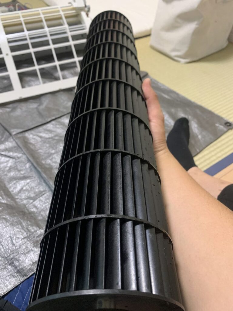綺麗になったパナソニックのエアコンの送風ファン