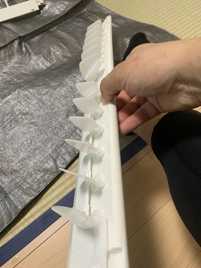 綺麗になったパナソニックのエアコンのファン部品