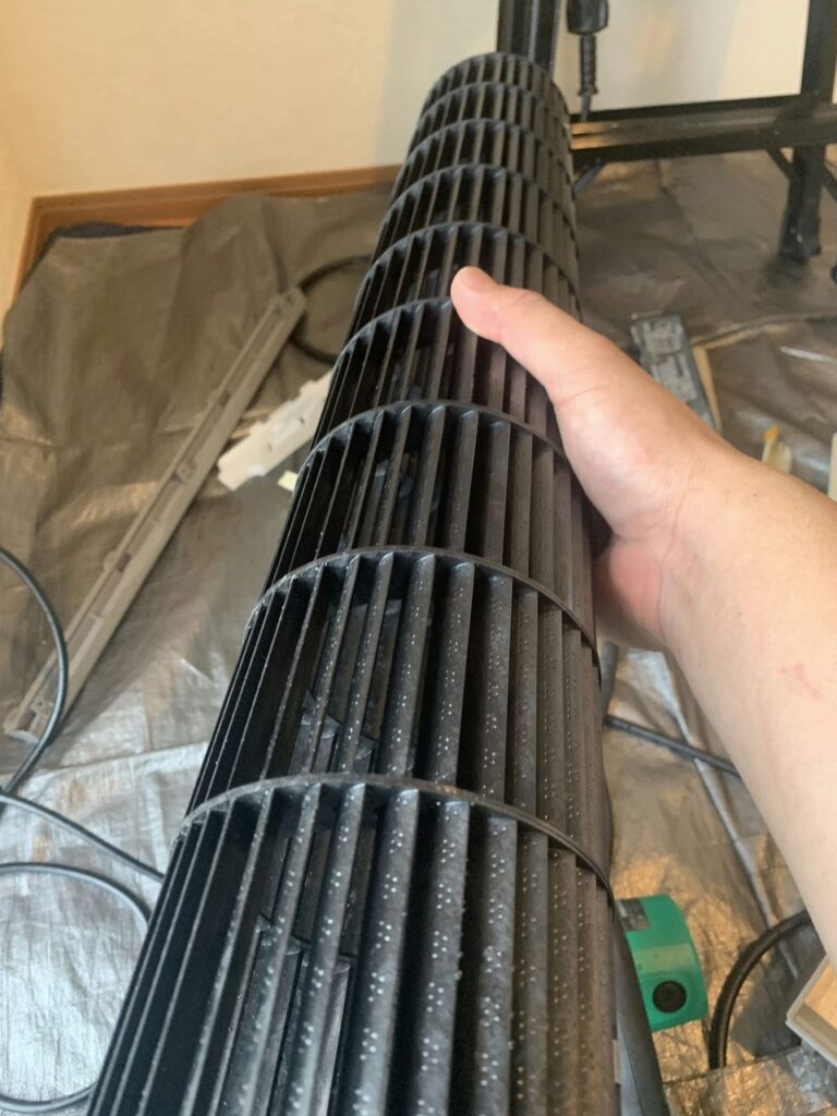綺麗になったダイキンのエアコンの送風ファン
