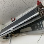 型番CS-224CFのパナソニックのエアコンの熱交換器状態の外観