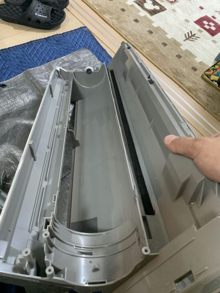 綺麗になったダイキンのエアコンのドレンパン