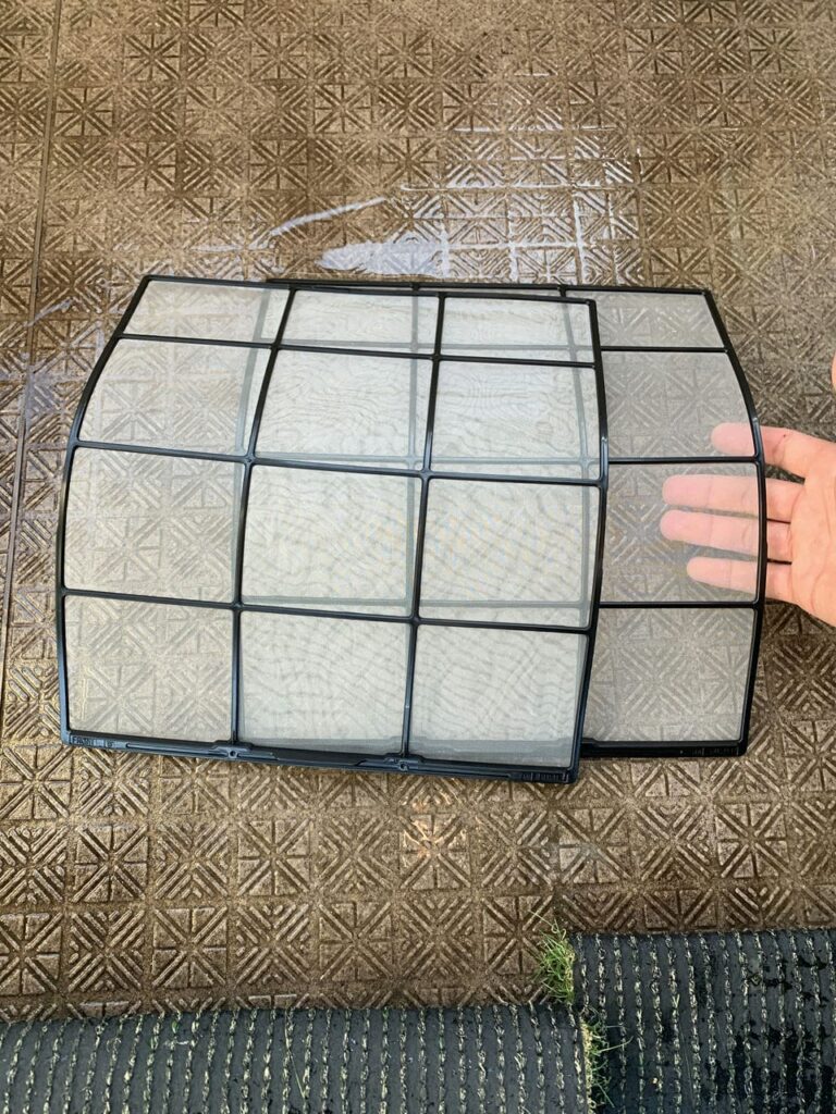 綺麗になったダイキンのエアコンのフィルター