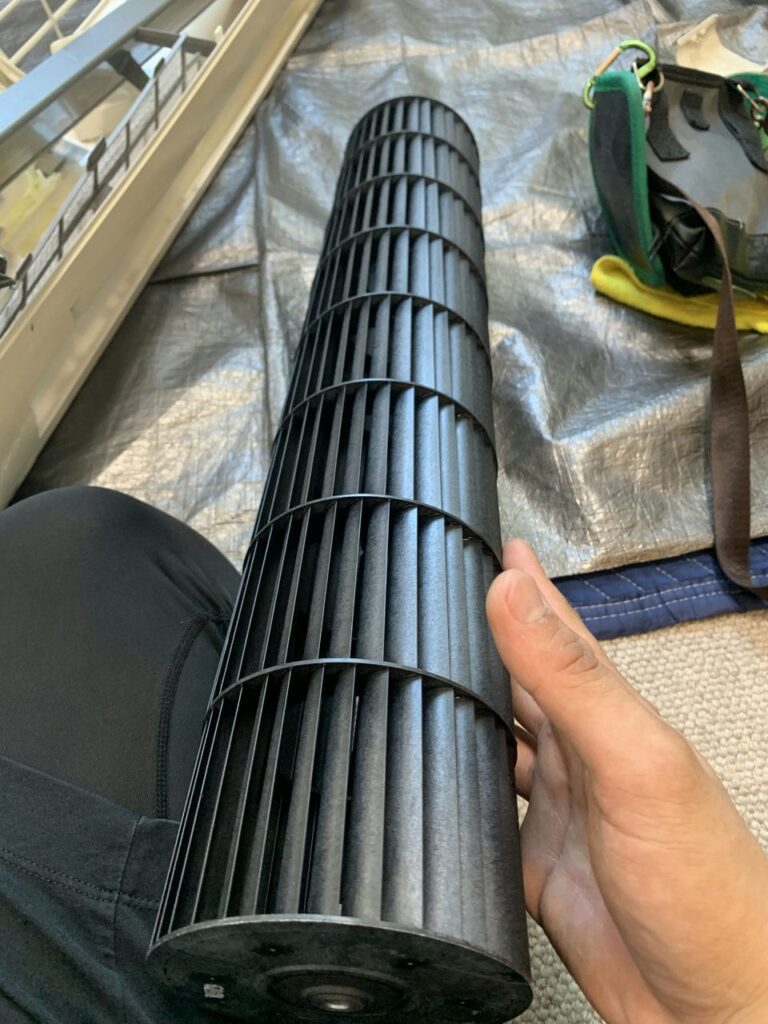 綺麗になった日立のエアコンの熱交換器