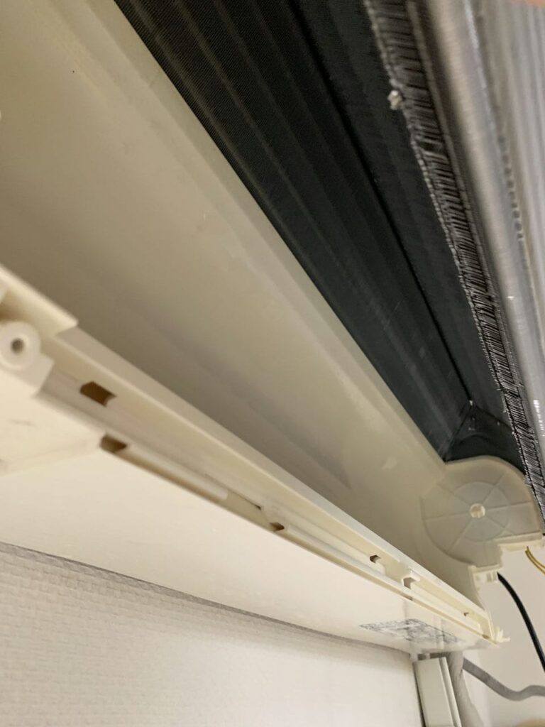 綺麗になった三菱電機のエアコンの熱交換器