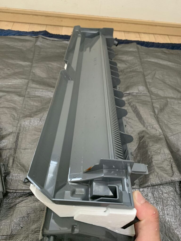 綺麗になった三菱電機のエアコンのドレンパン