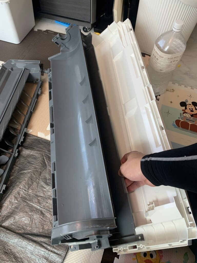 綺麗になった三菱電機のエアコンのドレンパン
