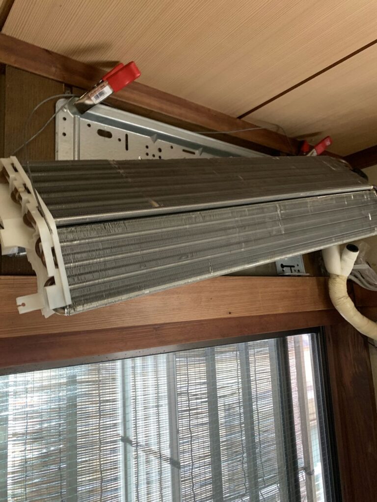 綺麗になったパナソニックのエアコンの熱交換器