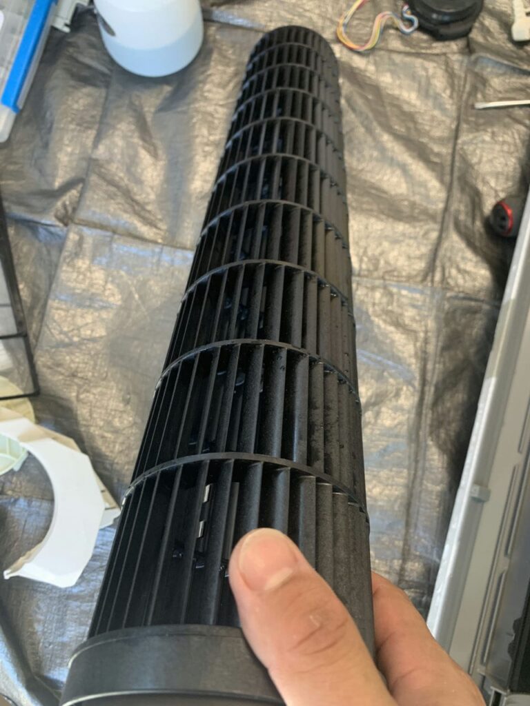 綺麗になったダイキンのエアコンの送風ファン