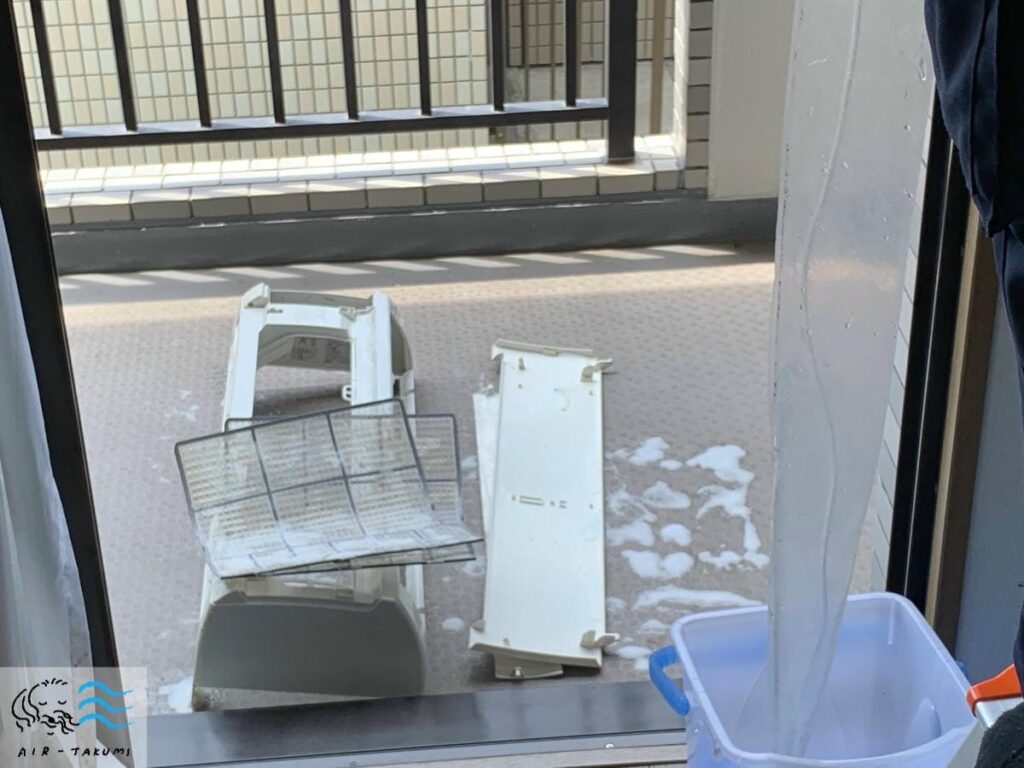 通常クリーニングのパーツ