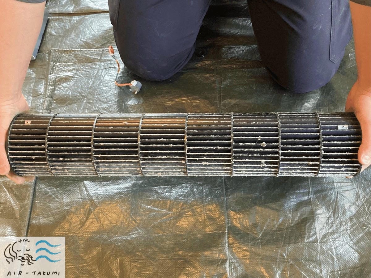 カビ付着の送風ファン